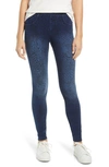 Hue Animal Print Seamless Leggings In Medium Wash