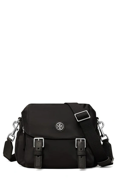 Tory Burch Nylon Small Messenger In Black  