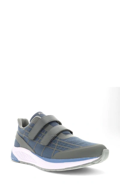 Propét One Twin Strap Sneaker In Grey/blue