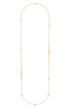 MESSIKA MOVE CLASSIQUE DIAMOND LINK STATION NECKLACE,07170-YG