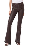 PAIGE LOU LOU EXPOSED BUTTON HIGH WAIST FLARE JEANS,5909799-6498