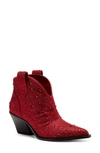 Jessica Simpson Zadie Bootie In Wicked Red
