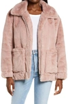 Ugg Kianna Faux Fur Jacket In Pink