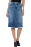 WASH LAB DENIM WASH LAB DENIM WASH LAB CLASSIC DENIM SKIRT,WL1131S