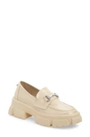 Steve Madden Trifecta Platform Loafer In Natural