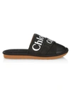 CHLOÉ WOODY SUEDE SLIPPERS,400014092897