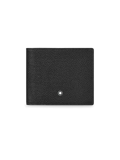 Montblanc Meisterstuck Leather Bi-fold Wallet In Black
