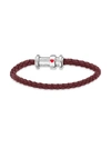 MONTBLANC MEN'S MEISTERSTÜCK TRIBUTE TO THE BOOK AROUND THE WORLD IN 80 DAYS ACE OF HEARTS BRACELET,400014700118