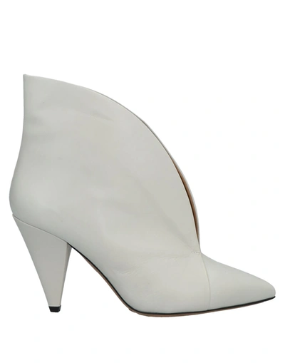 Isabel Marant Ankle Boots In White
