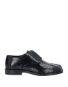 Maison Margiela Tabi Lace Ups In Black