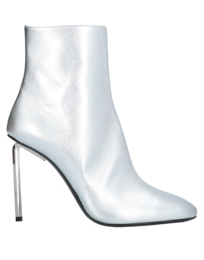 Off-white &trade; Ankle Boots In Silver