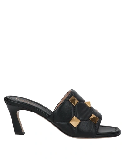 Valentino Garavani Sandals In Black