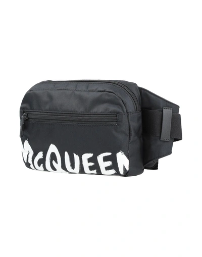 Alexander Mcqueen Logo Belt Bag In Black