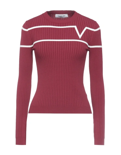 Valentino Sweaters In Garnet