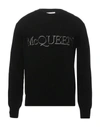 Alexander Mcqueen Sweaters In Black