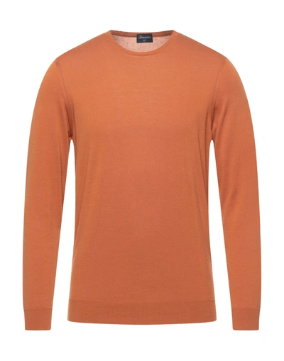 DRUMOHR DRUMOHR MAN SWEATER BROWN SIZE 44 COTTON,14065564GU 6