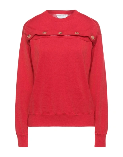 Bottega Veneta Sweaters In Red