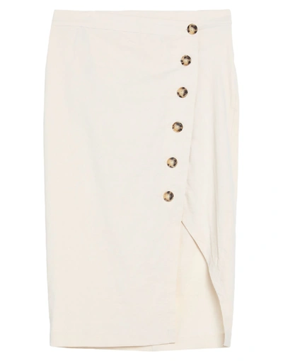 Pinko Midi Skirts In White
