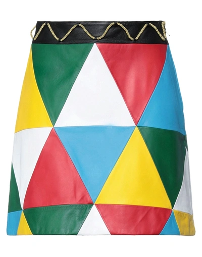 Moschino Mini Skirts In Red