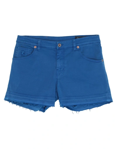 Avantgar Denim By European Culture Woman Shorts & Bermuda Shorts Bright Blue Size 29 Cotton, Polyest In Blue