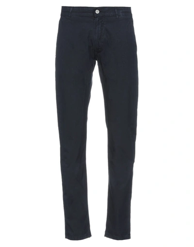 Grey Daniele Alessandrini Pants In Dark Blue