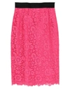 Dolce & Gabbana Midi Skirts In Fuchsia
