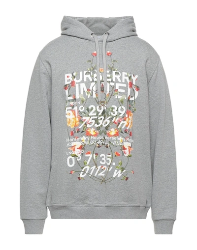 Burberry Sweatshirts In Grey