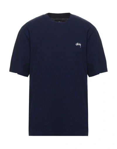 Stussy T-shirts In Dark Blue