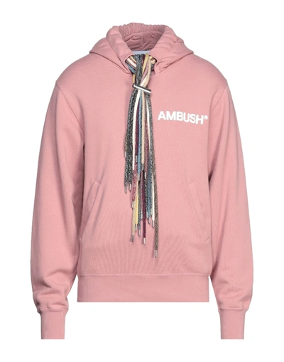 Ambush Sweatshirts In Pastel Pink