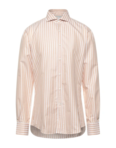 Brunello Cucinelli Shirts In Sand