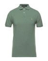 Polo Ralph Lauren Polo Shirts In Sage Green