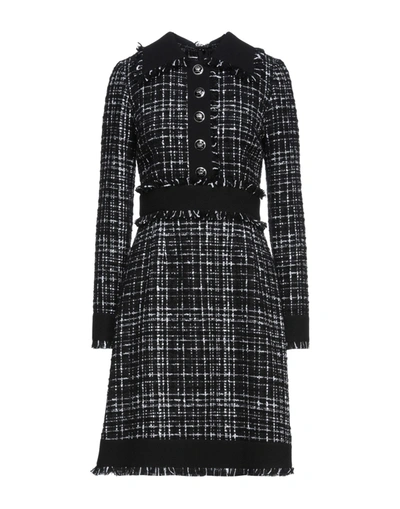 Dolce & Gabbana Short Dresses In Black