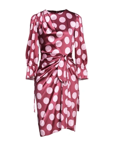 Dolce & Gabbana Midi Dresses In Red