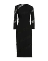 Dolce & Gabbana Midi Dresses In Black