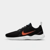 Nike Men's Flex Experience Run 10 Running Shoes In Black/coast/white/total Orange