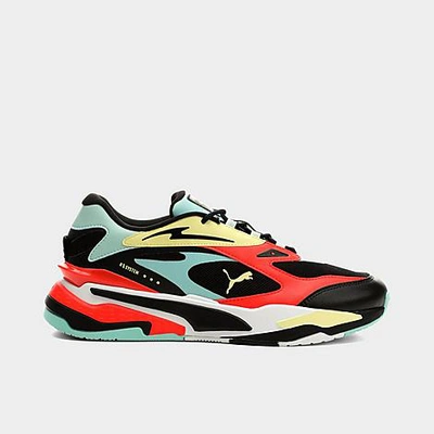 Puma Men's Rs-fast Franchise Casual Sneakers From Finish Line In  Black/eggshell Blue/yellow Pear/grenadine