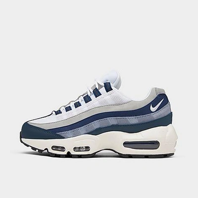 Nike Big Kids' Air Max 95 Recraft Casual Shoes In Midnight Navy/white/sail/armory Navy