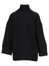 Apc Roll-neck Knit Jumper In Black