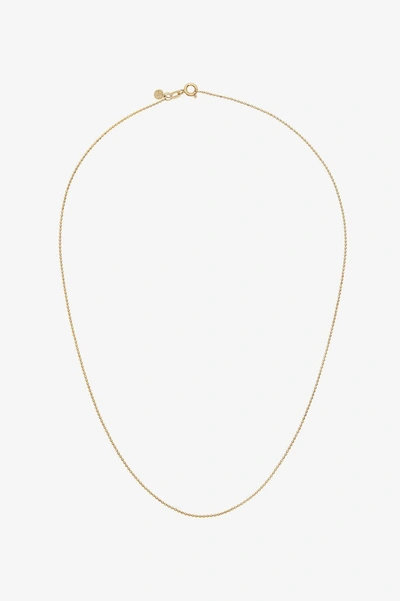 Anine Bing Beaded Chain Necklace In Gold