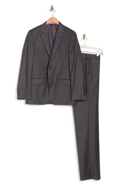 Hickey Freeman Tailored Milburn Suit In Dark Grey