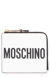 MOSCHINO LEATHER LOGO WALLET