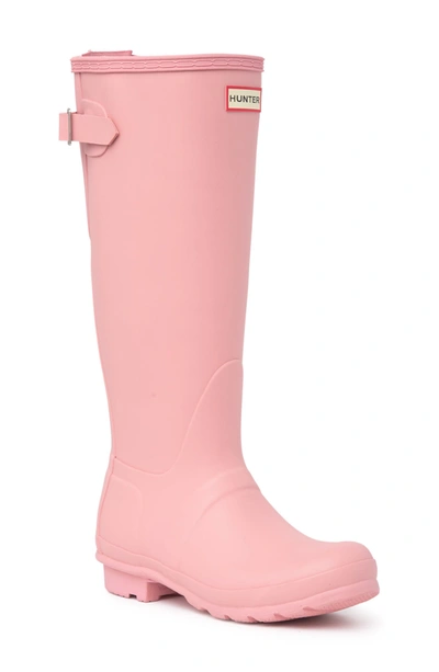 Hunter Original Tall Waterproof Rain Boot In Bramble Blossom