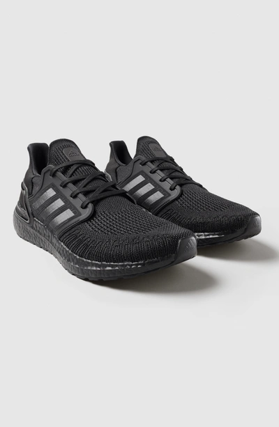 Adidas Originals Ultraboost 20 Running Shoe In Signal Green/ Core Balck