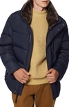 Marc New York Men's Horizon Faux Fur-trimmed Down Puffer Jacket In Ink
