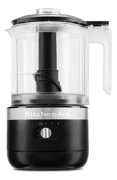 Kitchenaid Cordless Food Chopper In Matte Black