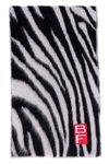 By Far Zebra-print Alpaca-blend Scarf In Animalier