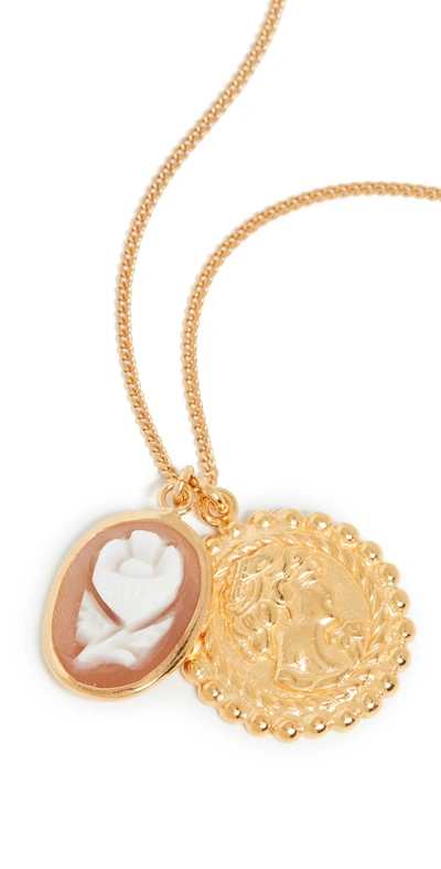 Chan Luu Cameo And Medallion Necklace