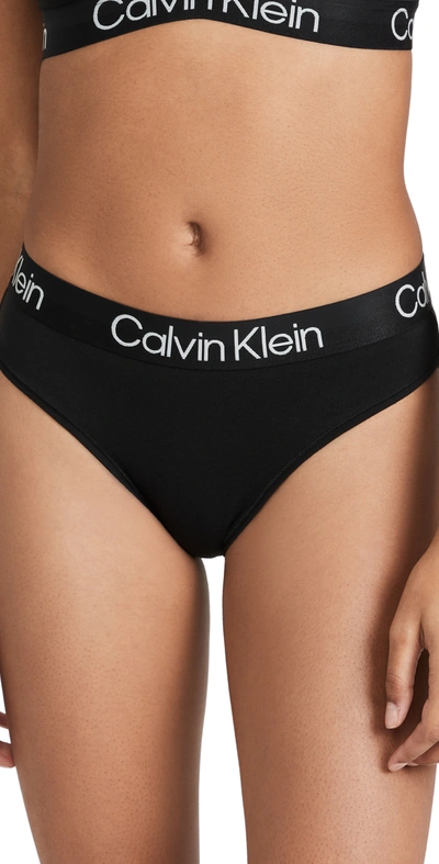 Calvin Klein Underwear Modern Structure Cotton High Leg Tanga Briefs