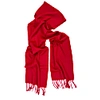 Kinalba Oban Old Red Cashmere Scarf In Cashmere