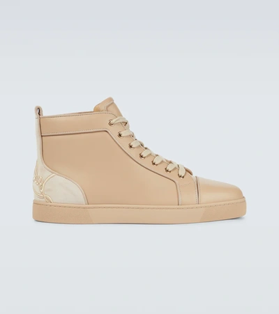 Christian Louboutin Fun Louis Sneakers In Beige